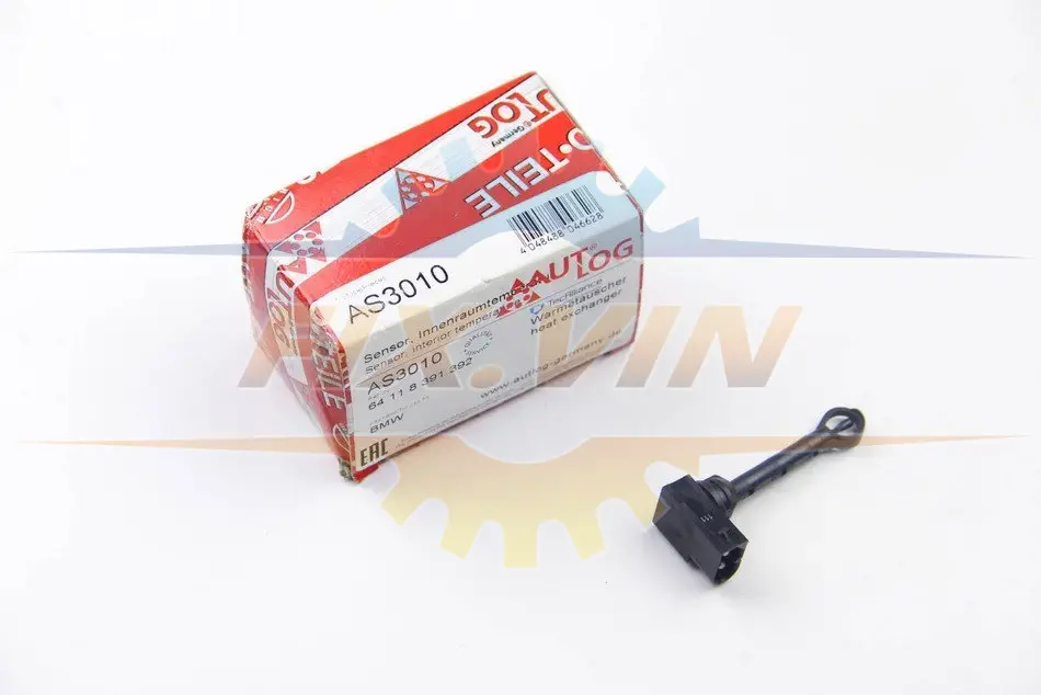 Датчик температури зовнішнього середовища (в салоне/2 полюси) BMW 5(E39)/7(E38)/X5(E53) 2.0-5.4 94-0 AUTLOG AS3010 (фото 1)
