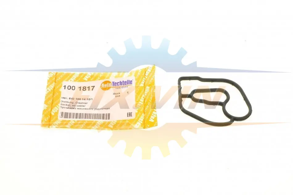 Прокладка масляного радіатора AUTOTECHTEILE 100 1817 (фото 1)