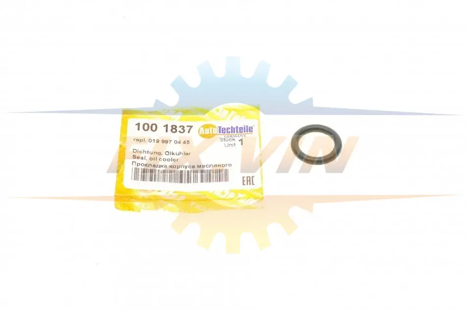 Прокладка корпусу масляного фільтра AUTOTECHTEILE 100 1837 (фото 1)
