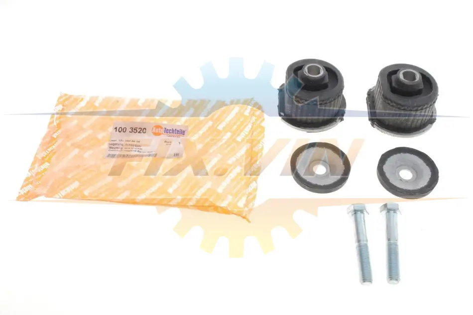 Сайлентблок балки (задньої/спереду) MB (W124/W201) 82-93 (к-кт) AUTOTECHTEILE 100 3520 (фото 1)