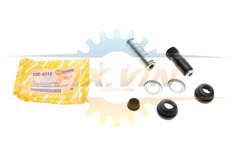 Комплект напрямних втулок супорта AUTOTECHTEILE 100 4312 (фото 1)