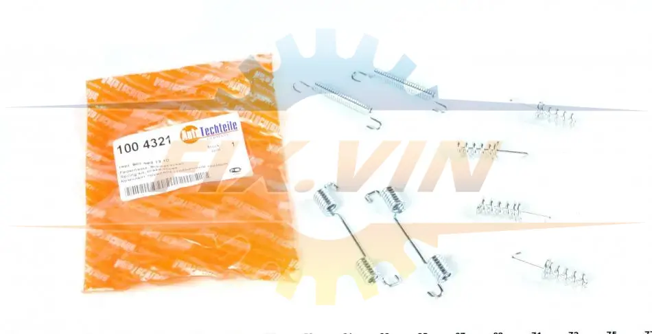 Комплект пружинок стоянкового гальма AUTOTECHTEILE 100 4321 (фото 1)