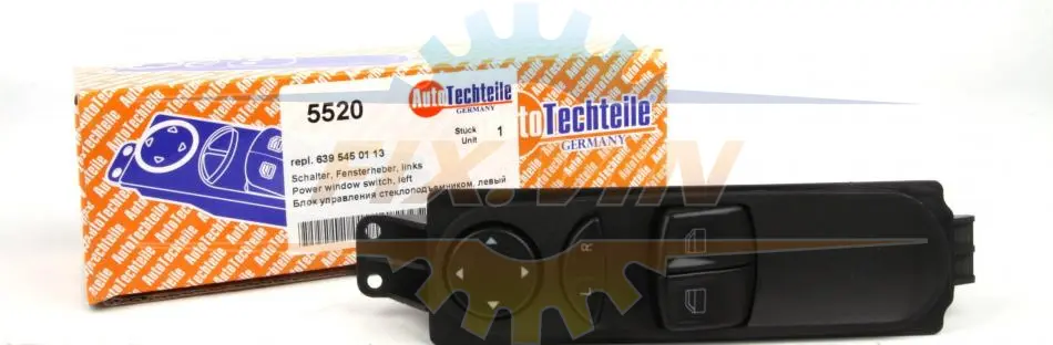 Кнопка стеклоподемника (блок) L MB Vito(639) 03- AUTOTECHTEILE 1005520 (фото 1)