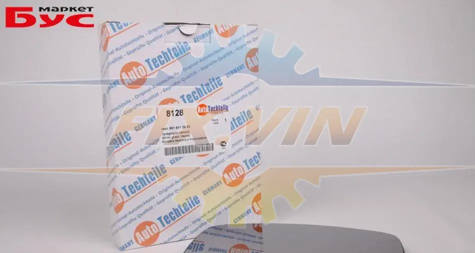Вставка дзеркала з пластиком і підігрівом AUTOTECHTEILE 100 8128 (фото 1)