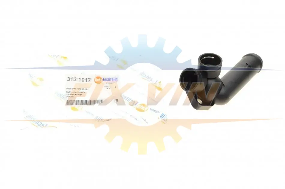 Фланець системи охолодження VW T4 2.5TDI -03 AUTOTECHTEILE 312 1017 (фото 1)