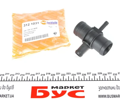 Фланець системи охолодження VW Caddy III 1.6/2.0 04-15 AUTOTECHTEILE 312 1031