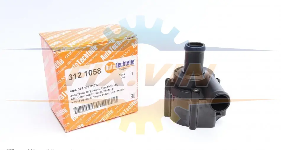 Насос рециркуляції води, опалення AUTOTECHTEILE 312 1058 (фото 1)