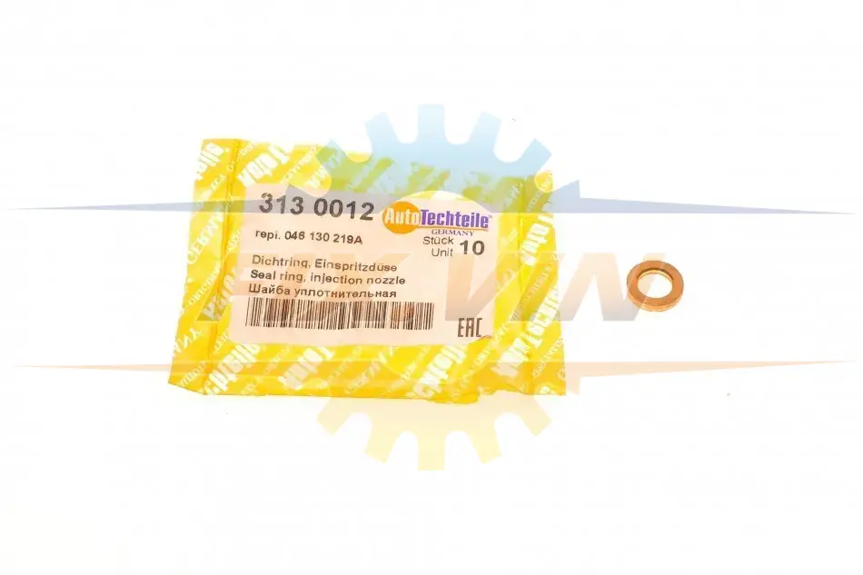 Шайба під форсунку VW Crafter/T4/T5 2.5TDI AUTOTECHTEILE 313 0012 (фото 1)