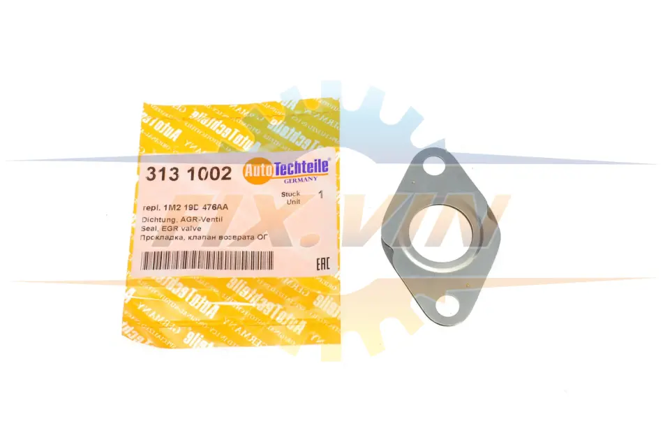 Прокладка клапана EGR VW Caddy II/ III 1.9 TDI 95- AUTOTECHTEILE 313 1002 (фото 1)