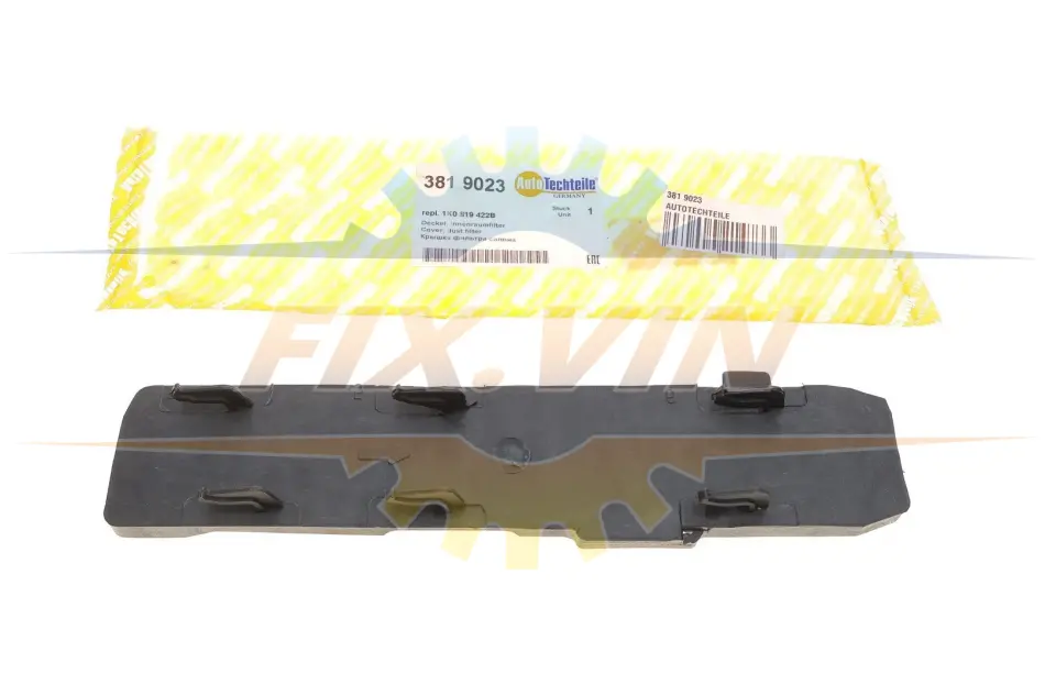 Кришка фільтра саону VW Caddy III/IV/Golf V/VI/Passat/Sharan/Tiguan 03- AUTOTECHTEILE 381 9023 (фото 1)