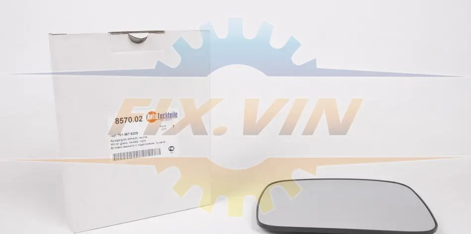 Вставка дзеркала з підігрівом, права AUTOTECHTEILE 385 7002 (фото 1)