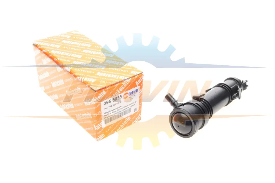 Форсунка омивача фар ліва, VW Touareg 14-18 AUTOTECHTEILE 395 5035 (фото 1)