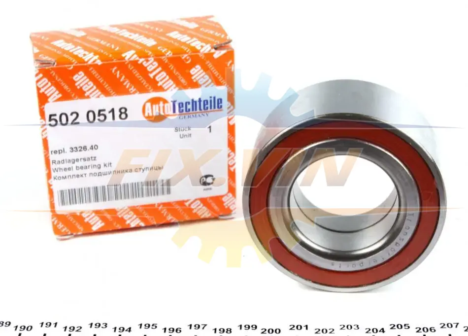 Комплект підшипника ступиці AUTOTECHTEILE 502 0518 (фото 1)