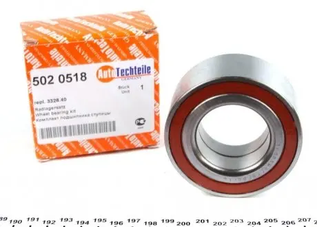Комплект підшипника ступиці AUTOTECHTEILE 502 0518
