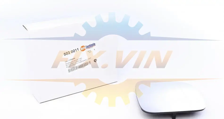 Вставка дзеркала з підігрівом, ліва AUTOTECHTEILE 503 0011 (фото 1)