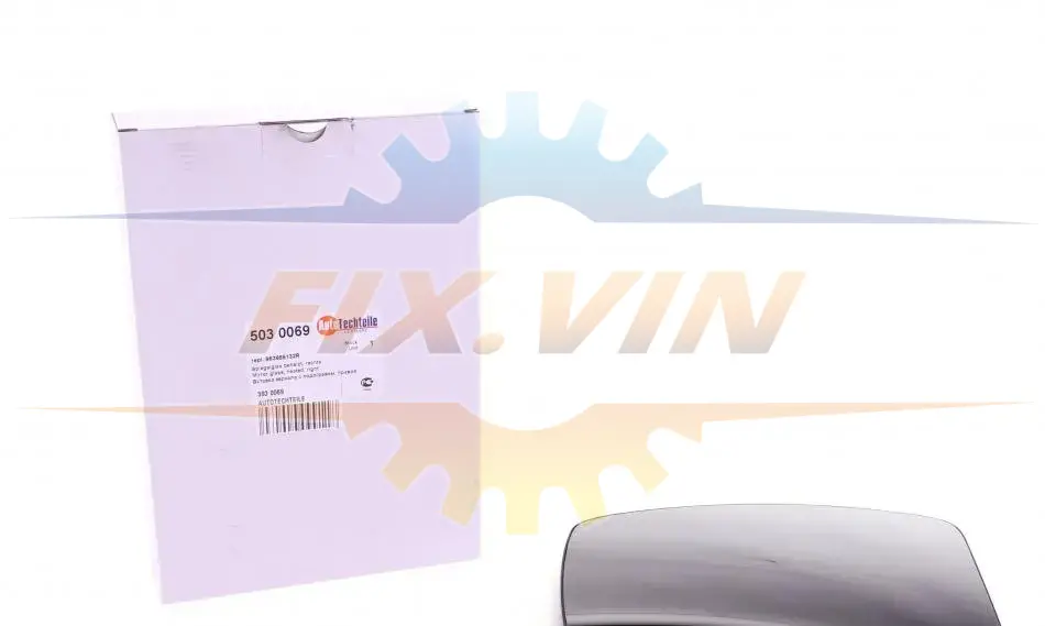 Вставка дзеркала з підігрівом, права AUTOTECHTEILE 503 0069 (фото 1)