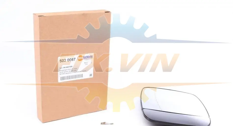 Вставка дзеркала з підігрівом, ліва AUTOTECHTEILE 503 0087 (фото 1)