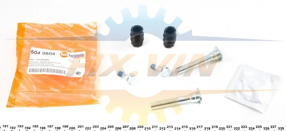 Направляюча супорта (переднього/к-кт) Renault Trafic/Fiat Scudo 98- (Brembo) AUTOTECHTEILE 504 0604 (фото 1)
