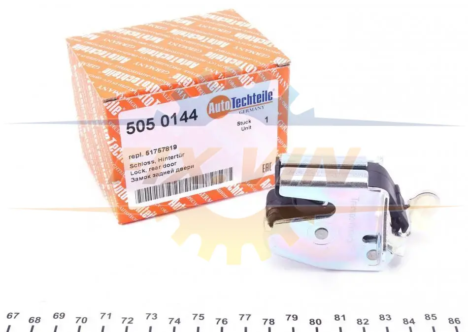 Замок дверей задніх лівих (верхній) AUTOTECHTEILE 505 0144 (фото 1)