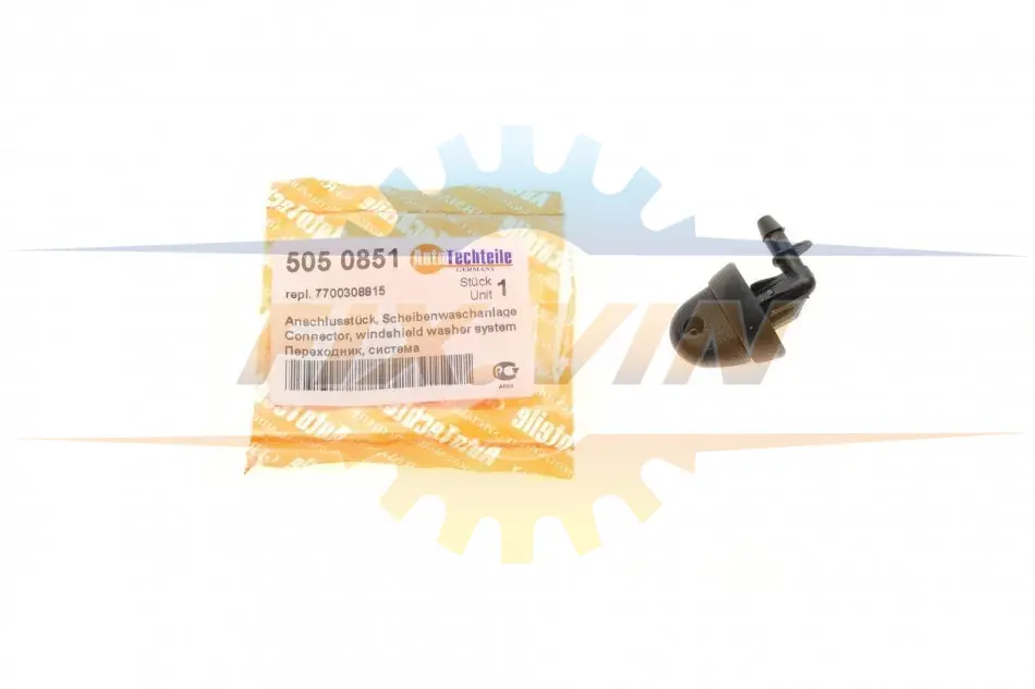 Форсунка омивача (задня) Renault Kangoo 97>07 AUTOTECHTEILE 505 0851 (фото 1)
