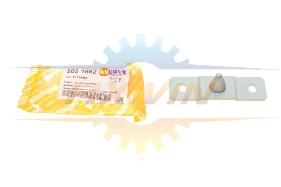 Направляюча дверей (бічна/нижня) Fiat Doblo 00-10 AUTOTECHTEILE 505 1662 (фото 1)