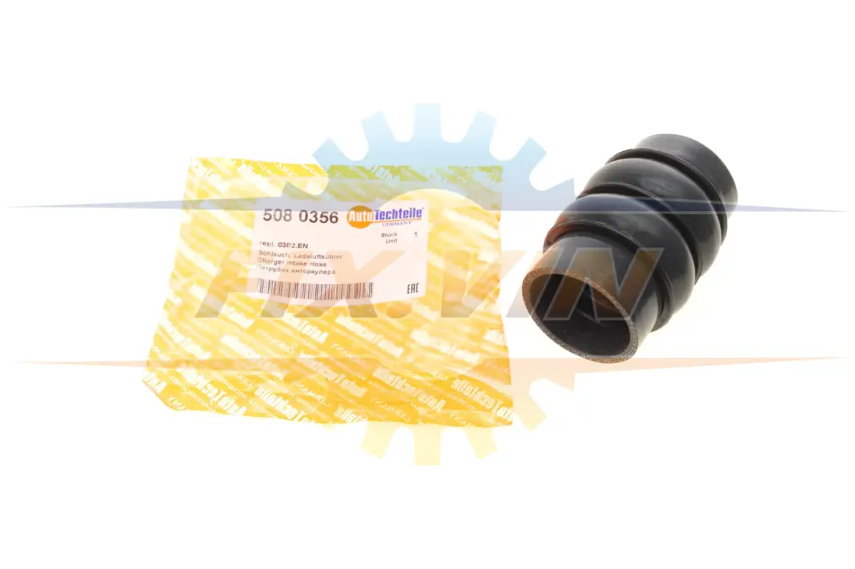 Патрубок інтеркулера (верхній) Citroen Berlingo/Peugeot Partner 1.6HDi 04- AUTOTECHTEILE 508 0356 (фото 1)