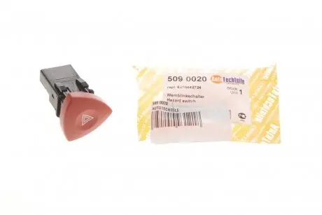Кнопка аварійки AUTOTECHTEILE 509 0020