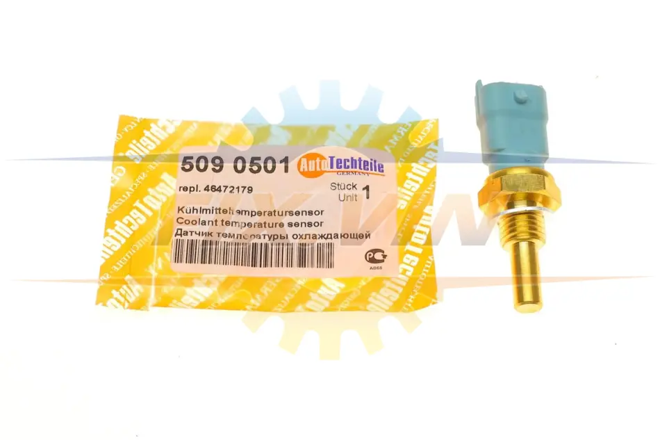 Датчик температури охолоджуючої рідини Iveco Daily III 3.0 02-07/Opel Combo 1.4 94-01 (голубий) AUTOTECHTEILE 509 0501 (фото 1)