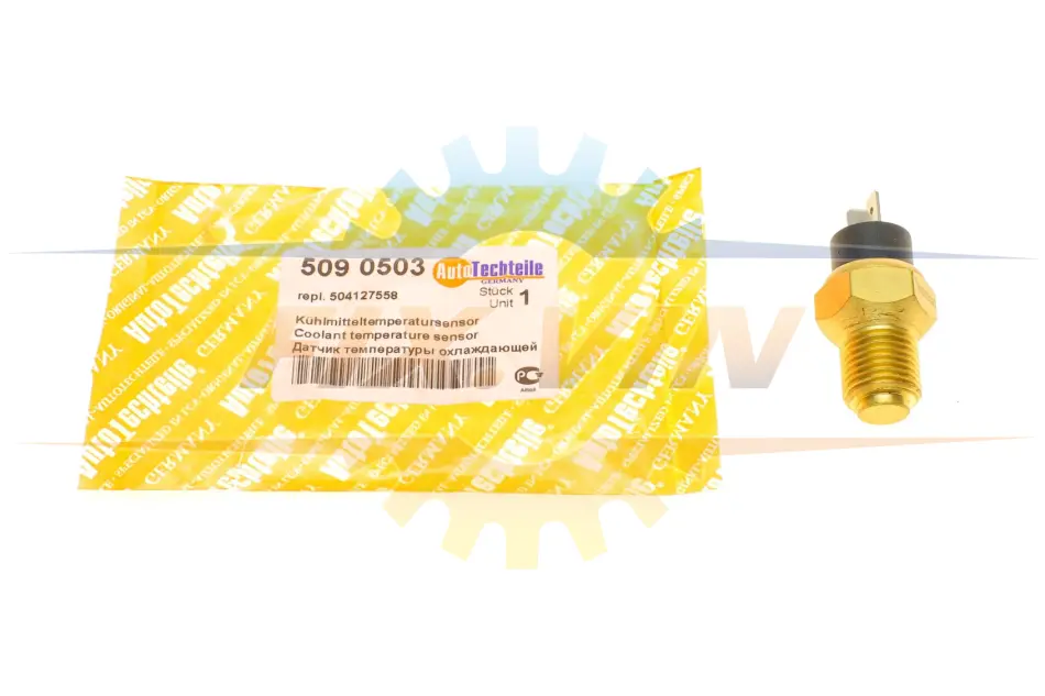 Датчик температури охолоджуючої рідини Citroen Jumper/Peugeot Boxer 2.8HDi 02- (2 конт) AUTOTECHTEILE 509 0503 (фото 1)