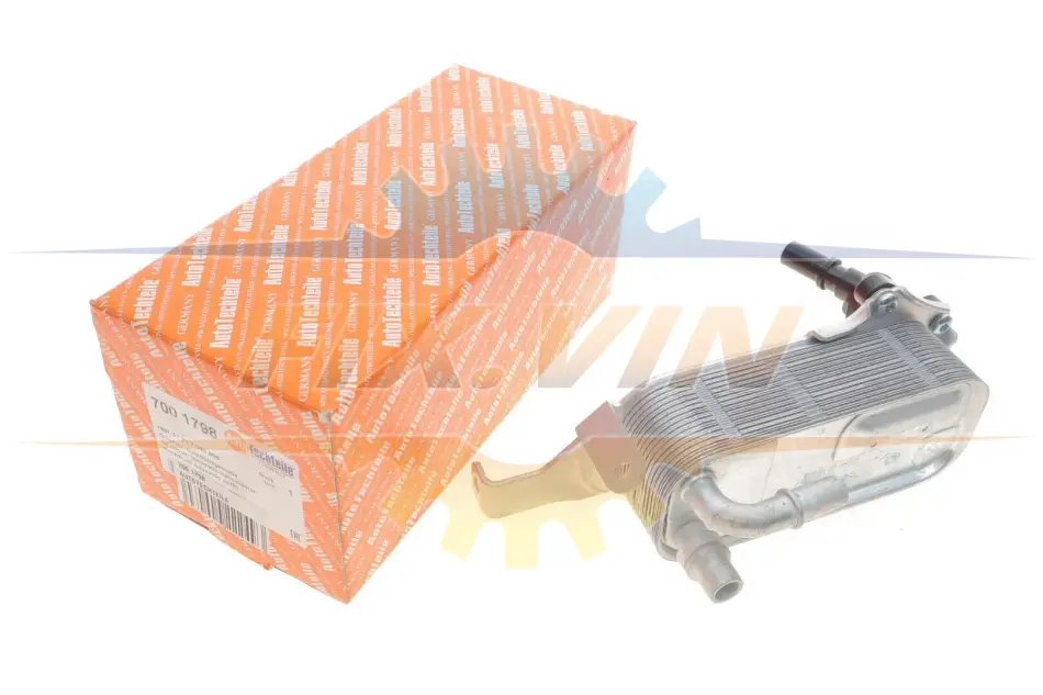 Радіатор масляний АКПП BMW X3 (F25)/X4 (F26) 1.6/2.0/3.0D 10-18 (теплообмінник) AUTOTECHTEILE 700 1798 (фото 1)
