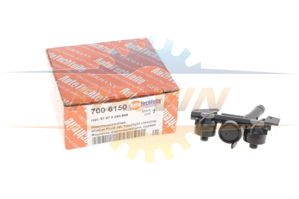 Форсунка фароомивача, права AUTOTECHTEILE 700 6150 (фото 1)