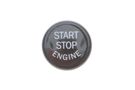 Накладка кнопки запуску двигуна BMW 5 (F10)/7 (F01-F04) 10-16 (чорна) AUTOTECHTEILE 700 6164