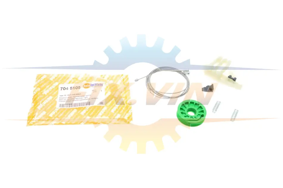 Ремкомплект склопідіймача BMW 3 (E90) 04-12 (R) AUTOTECHTEILE 704 5105 (фото 1)