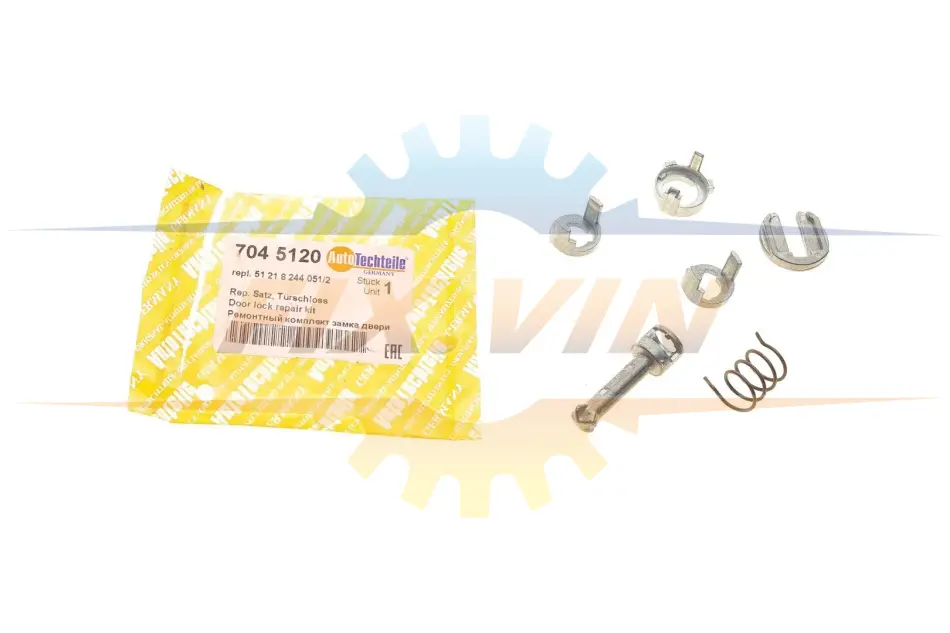 Ремкомплект замка дверей (передніх) BMW 3 (E46) 97-06 AUTOTECHTEILE 704 5120 (фото 1)