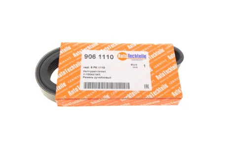 Ремінь струмковий, FIAT Scudo/CITROEN Berlingo/PEUGEOT Partner 1.9D/TD (6РК1110) AUTOTECHTEILE 906 1110