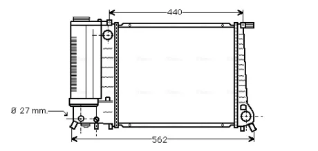 Теплообменник AVA COOLING BW2081