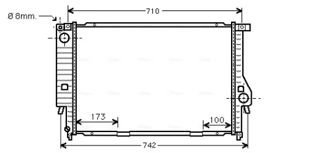 Теплообменник AVA COOLING BW2133