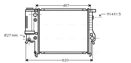 Теплообменник AVA COOLING BW2137