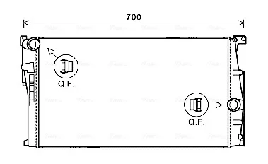 Теплообменник AVA COOLING BW2446