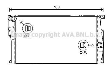 Радиатор охлаждения двигателя BMW 1 (F20) (11-19), 3 (F30) (12-18) MT AVA COOLING BW2455