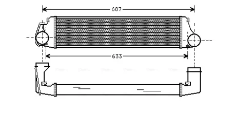 Теплообменник AVA COOLING BW4207