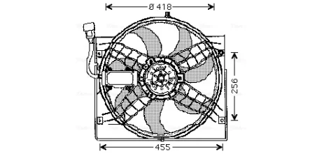 Вентилятор AVA COOLING BW7525