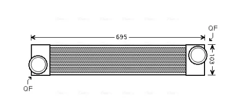 Теплообменник AVA COOLING BWA4346