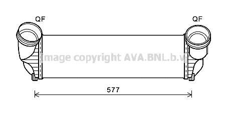 Интеркулер AVA AVA COOLING BWA4543 (фото 1)