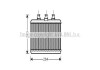 Радіатор обігрівача салону BMW 7E65 7E66 AVA AVA COOLING BWA6271 (фото 1)