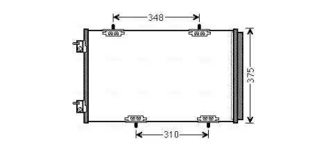 Радіатор кодиціонера AVA COOLING CN5290D