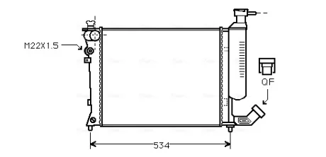 Теплообменник AVA COOLING CNA2059