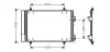 Конденсор кондиціонера C4/C4 PICASSO/P307 04- (AVA) AVA COOLING CNA5231D (фото 1)