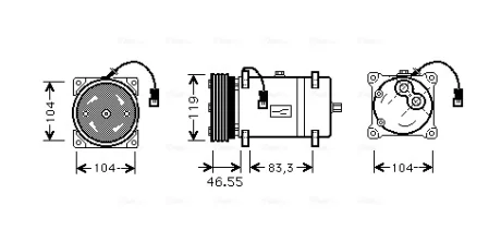 Компрессор AVA COOLING CNAK161