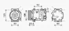 AVA Компресор кондиціонера PEUGEOT 308 SW (2008) 1.6 E-HDI AVA COOLING CNAK282 (фото 1)
